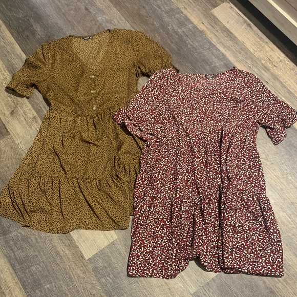 EUC SHEIN MIDI tiered ruffle 1XL Dress Bundle - Picture 4 of 8